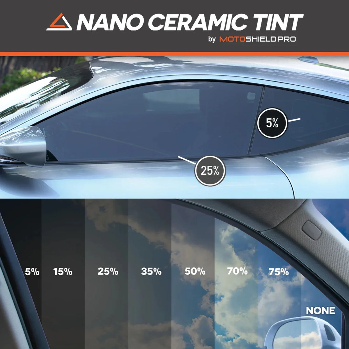 Precut Ceramic Window Tint Film 15% Y53705