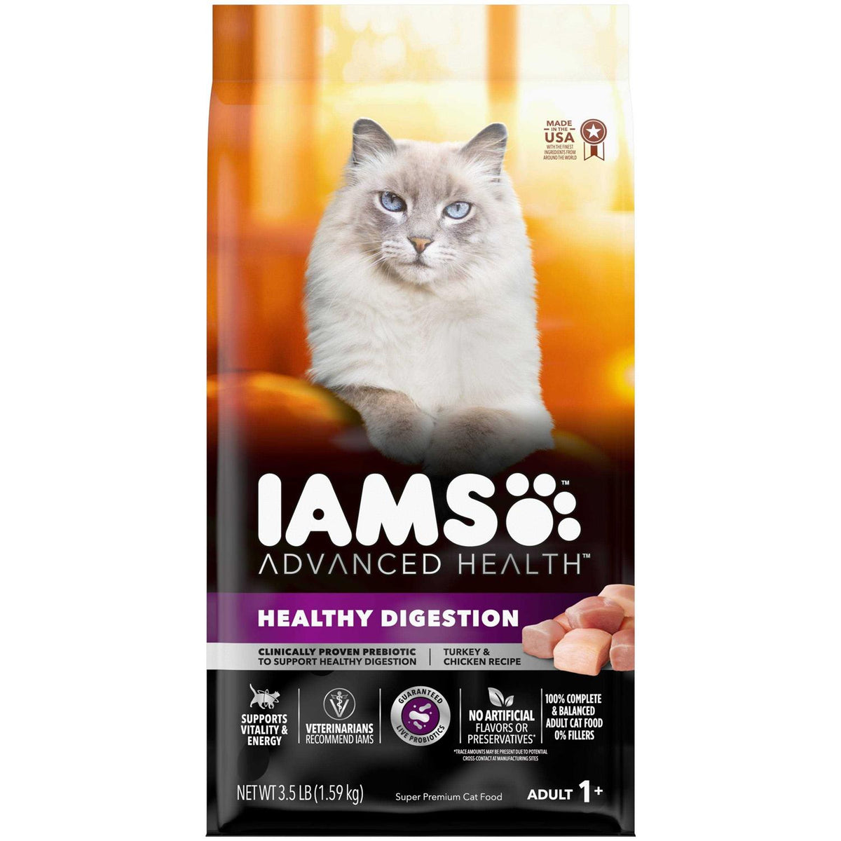 Turkey Chicken Recipe Adult Dry Cat Food B9367