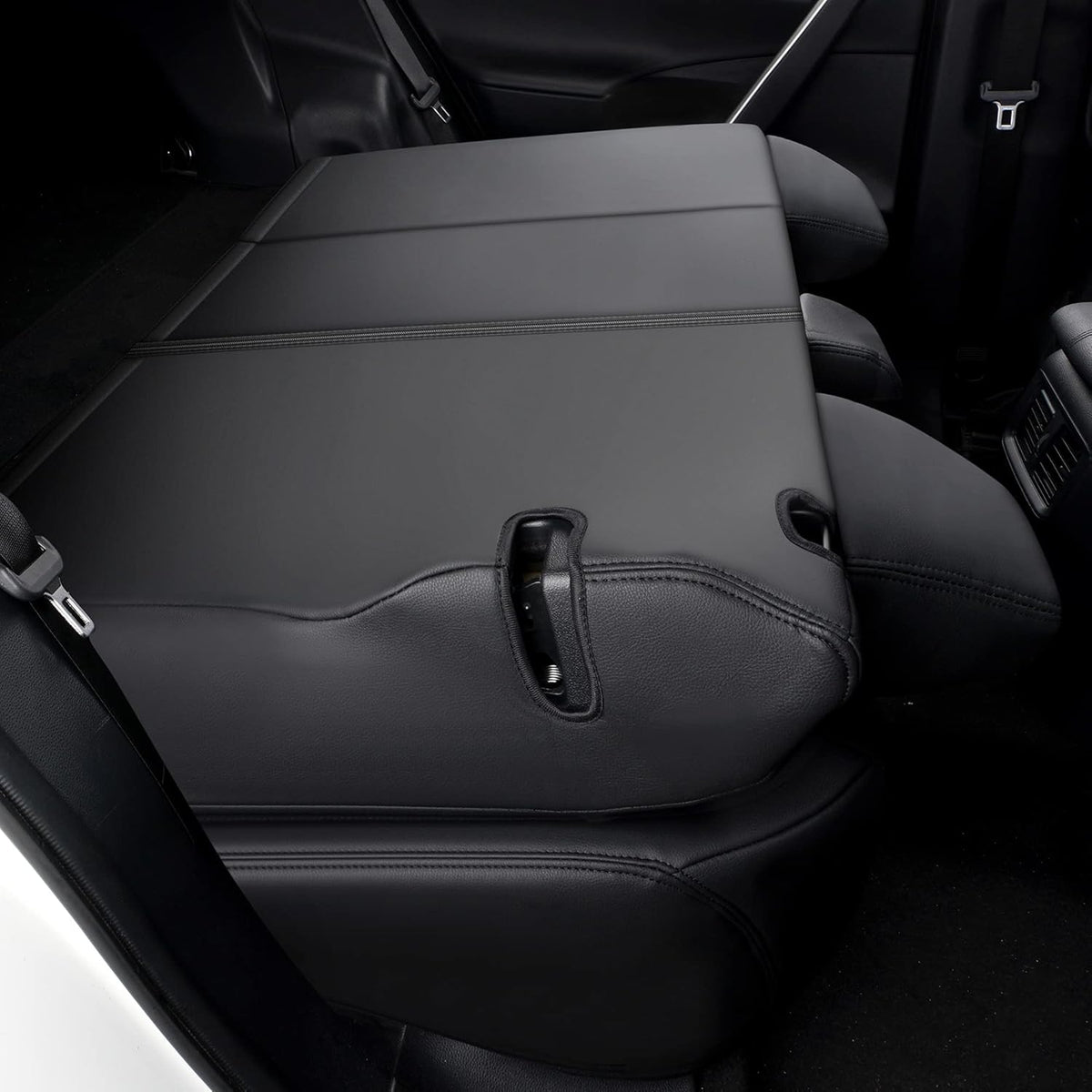 Pu Leather Car Seat Covers Full Set Black A46501