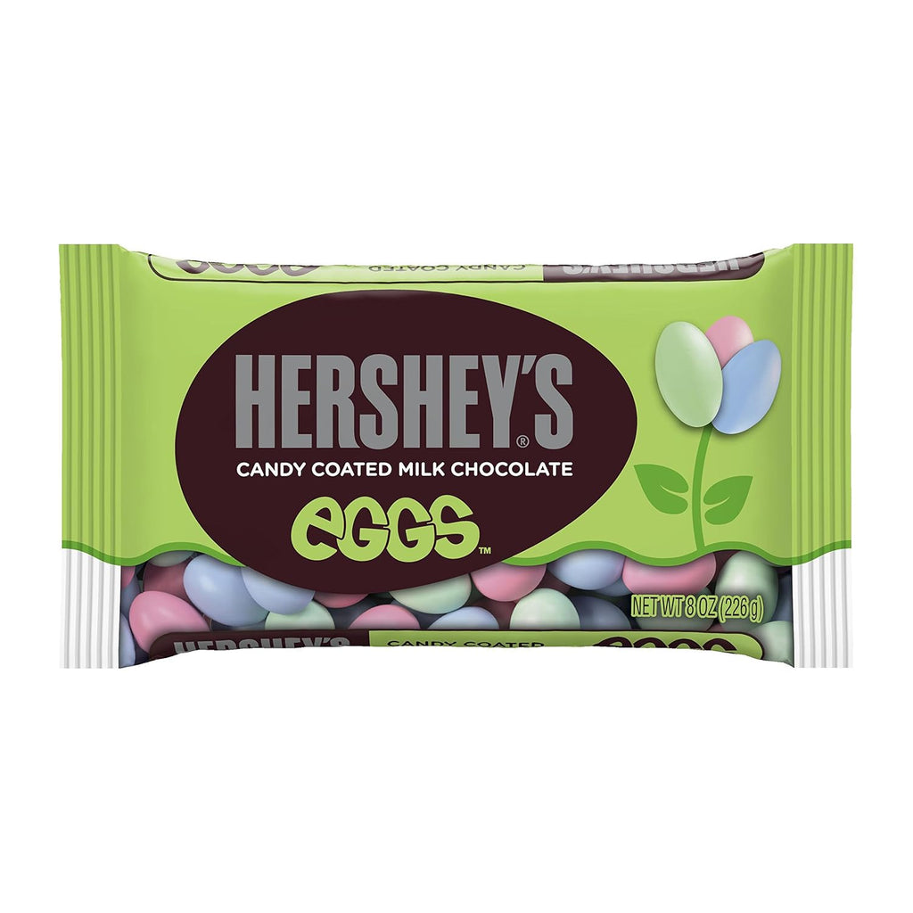 8 Ounce Package (Pack of 6) Solid Milk Chocolate Eggs D965