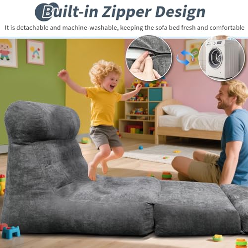Folding Sofa Bed with Washable Cover L128