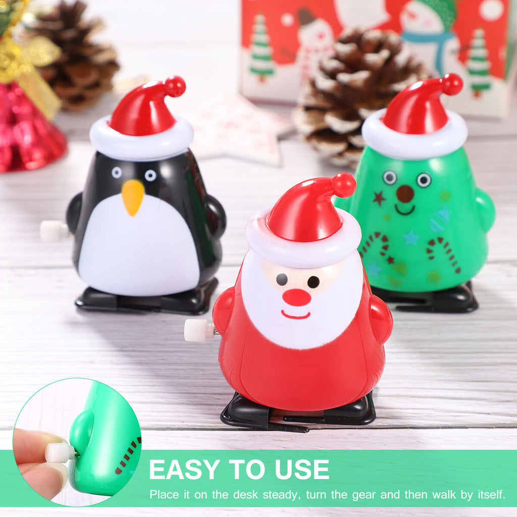 8pcs Christmas Wind Up Toys V1690