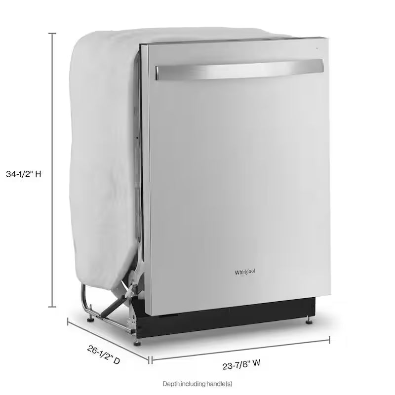 Fingerprint Resistant Stainless Steel Dishwasher with 3rd Rack A612