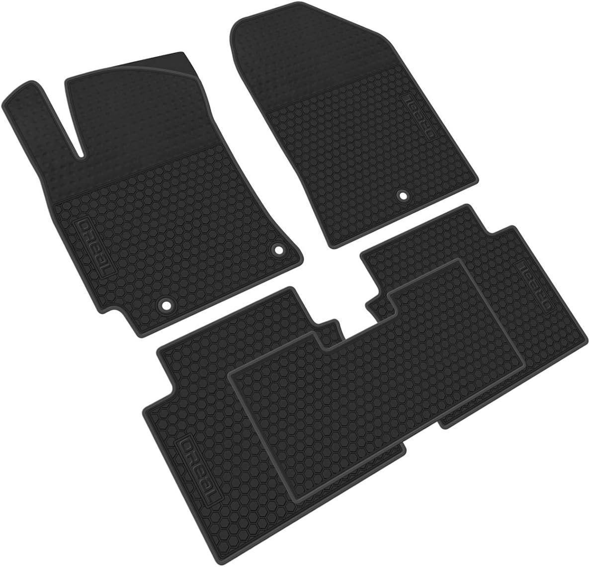 All Weather Rubber Car Mats Pack of 2 G69976