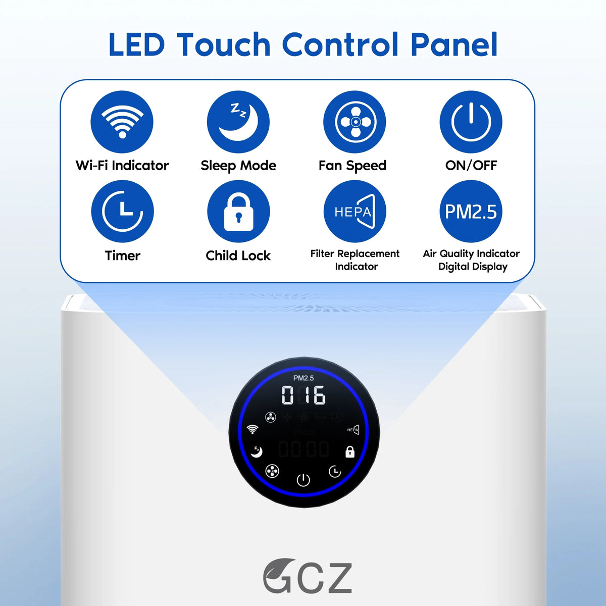 WiFi H13 True HEPA Air Purifier G632073