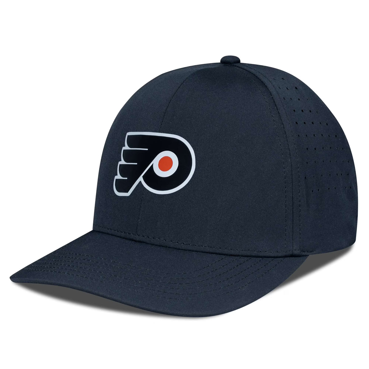 Black Philadelphia Flyers Zeta Flex Hat P728