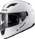 Solid White Motorcycle Helmet P224