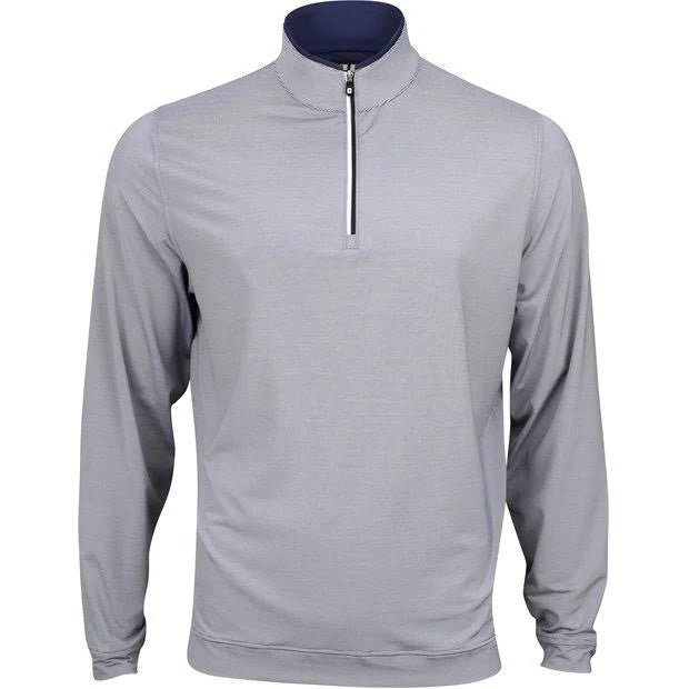 Men's Lightweight Striped Half Zip Z7943