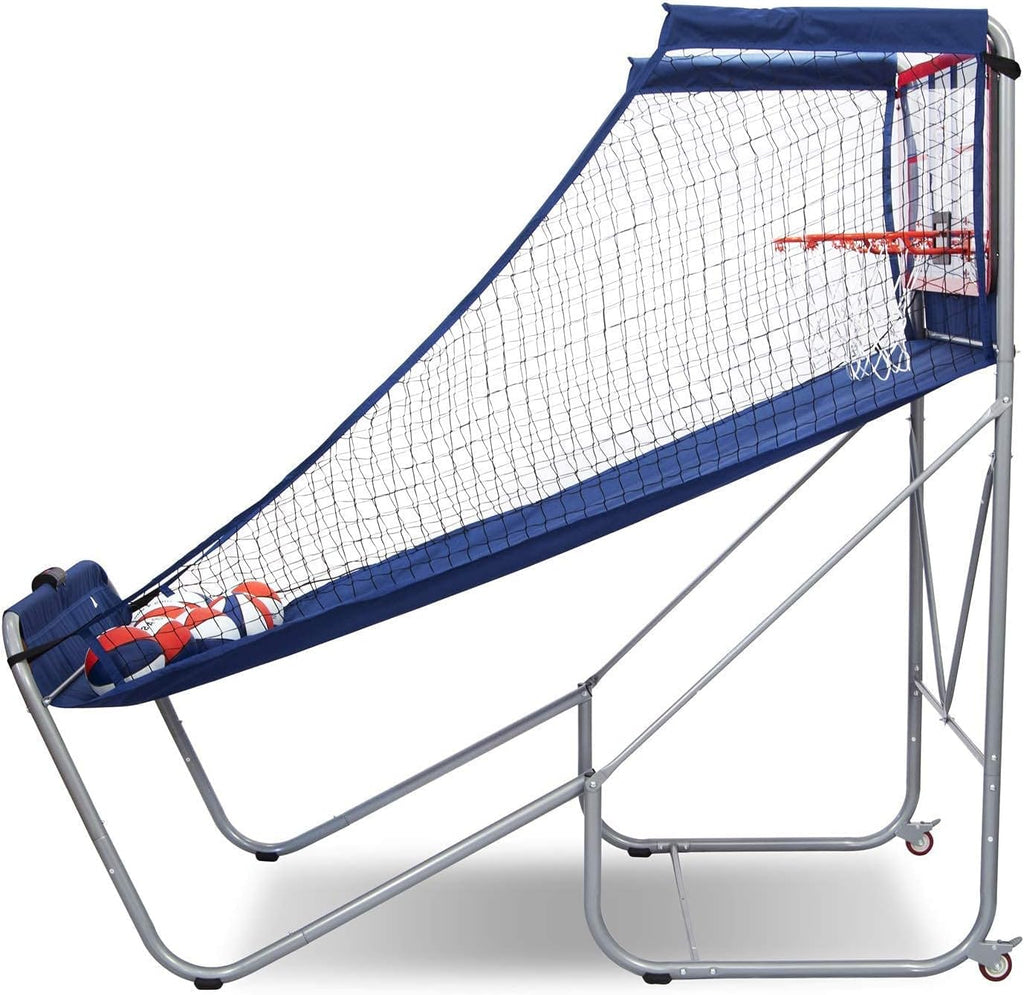 Indoor/Outdoor Dual Shot Basketball Arcade Game with Large LED Scoreboard H72720