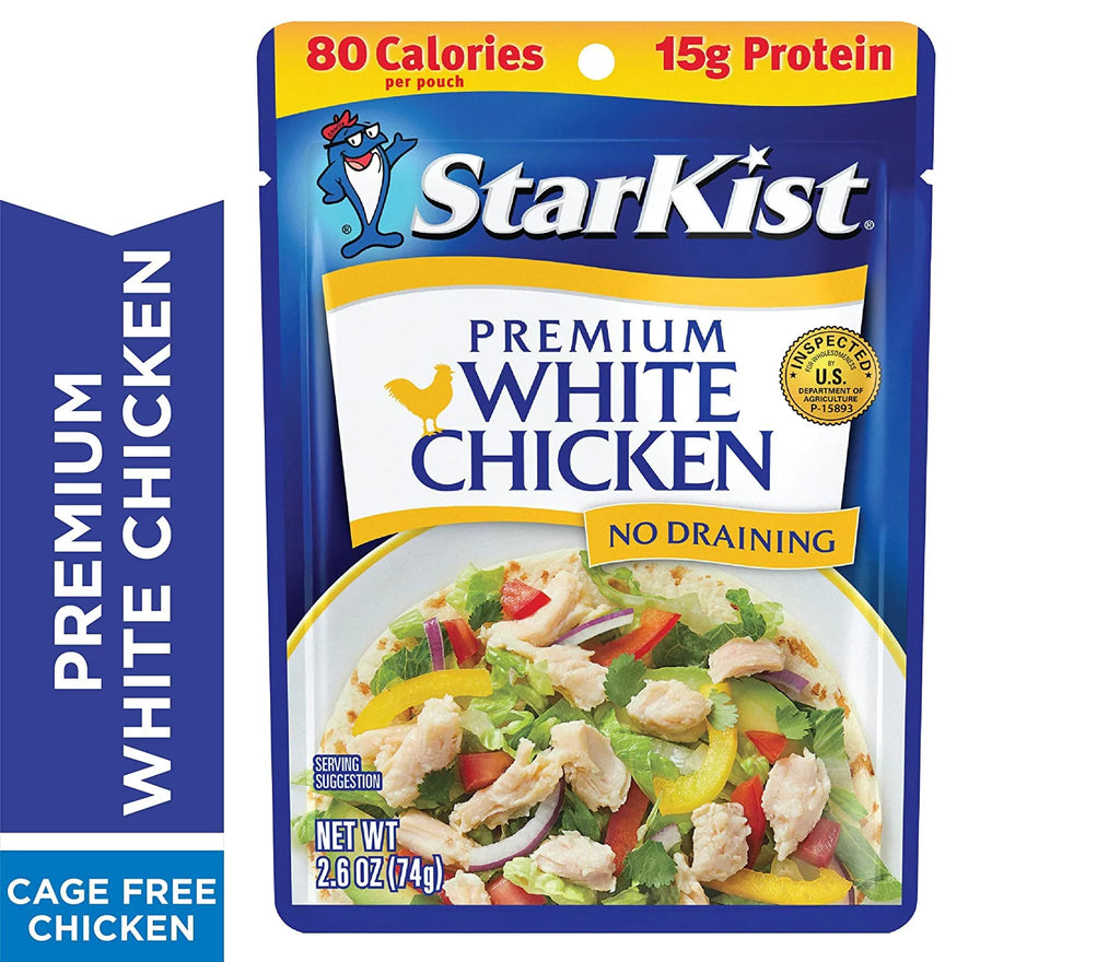 2.6 oz Pouch Pack of 6 White Chicken H508394