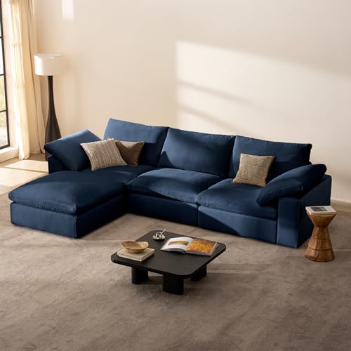 Oversized Modular Sectional Sofa with Ottoman Y217