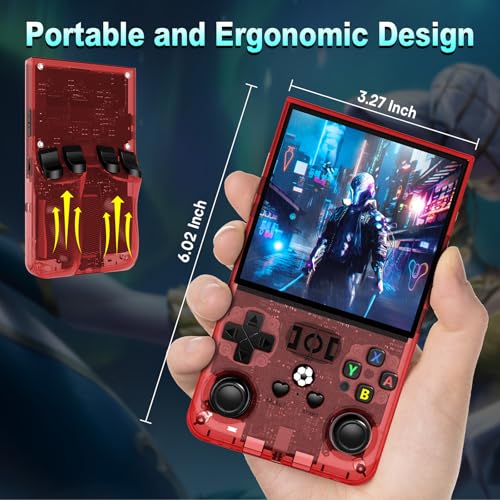 4.0 inch IPS Screen Handheld Retro Game Console (Transparent Gray) T85352