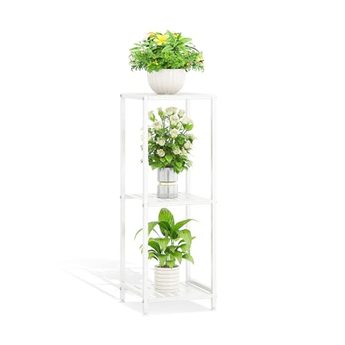 Black 32 Inch Metal 3 Tier Plant Stand A168
