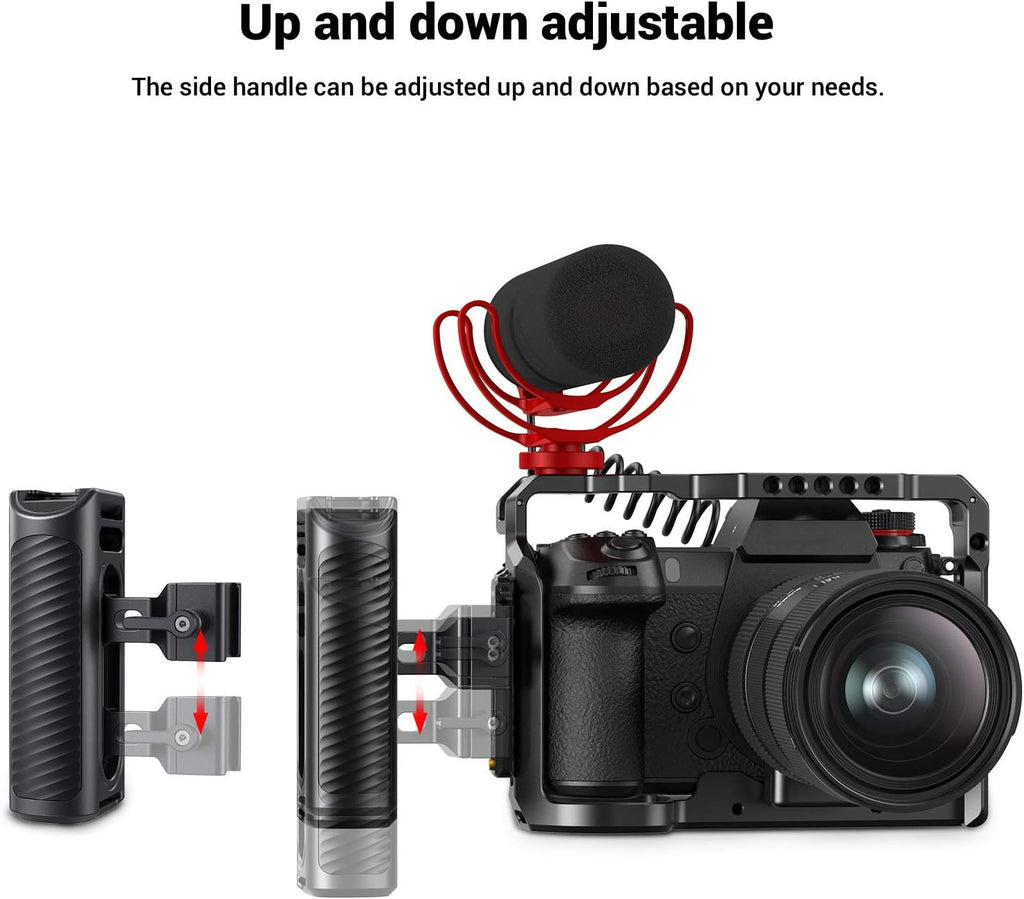 Aluminum NATO Side Handle Grip with Cold Shoe Mount E88706