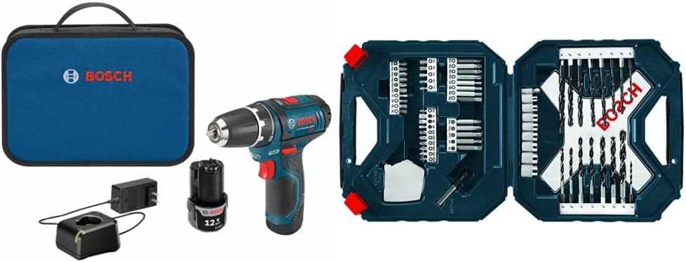 12V 3/8 Inch Two Speed Cordless Drill Set with Batteries P72539