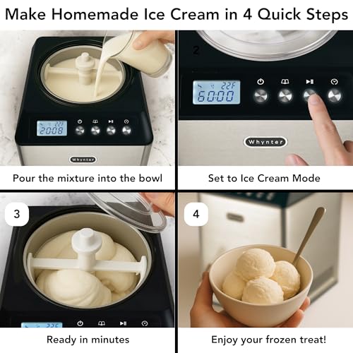 2.1 Qt. Stainless Steel Ice Cream Maker Y2512