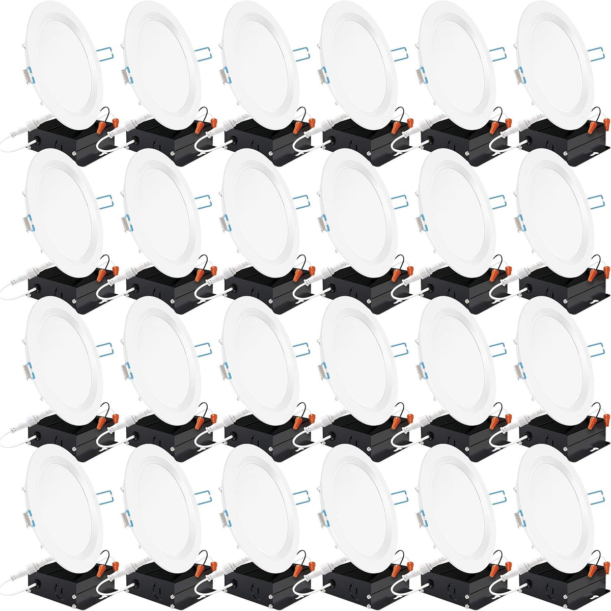 24 Pack 4 Inch LED Recessed Lighting 3000K Warm White Dimmable F446269