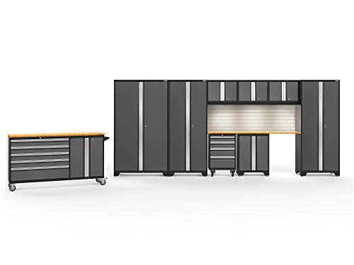 Gray 10 Piece Garage Cabinets D2515
