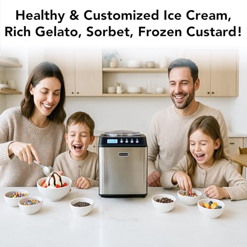 2.1 Qt. Stainless Steel Ice Cream Maker Y2512