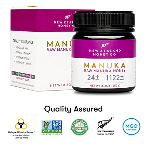 Raw Manuka Honey UMF 24+ MGO 1122+ 4.4oz 125g B718