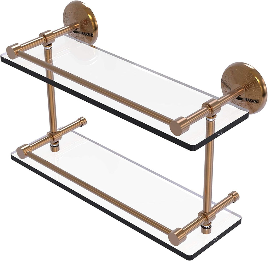 Satin Chrome Glass Shelf O25498