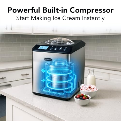 2.1 Qt. Stainless Steel Ice Cream Maker Y2512