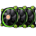 120mm Green LED Case Fan 3 Fans Pack U82170