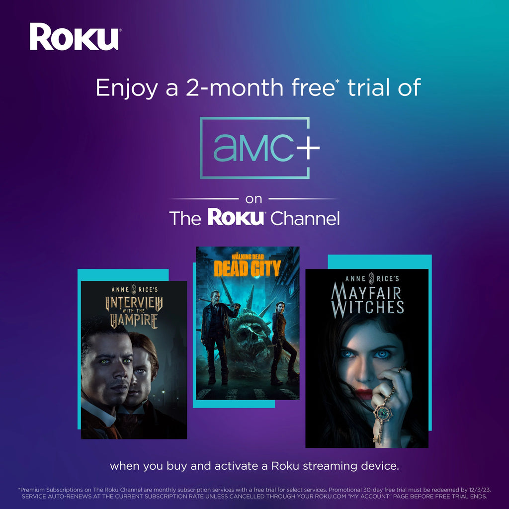 (2 pack) Roku Express 4K+ Streaming Player 4K/HD/HDR with Premium HDMI Cable Voice Remote K61769