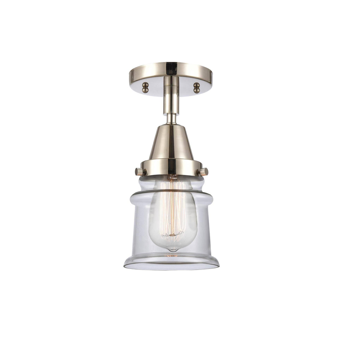 1 Light 6 inch Flush Mount in Polished Nickel M82719