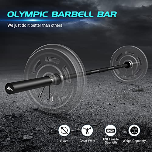 7-Foot Solid Iron Weighted Barbell F985