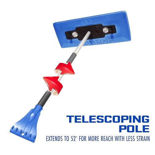 18-Inch Foam Head Snow Broom Ice Scraper V8368