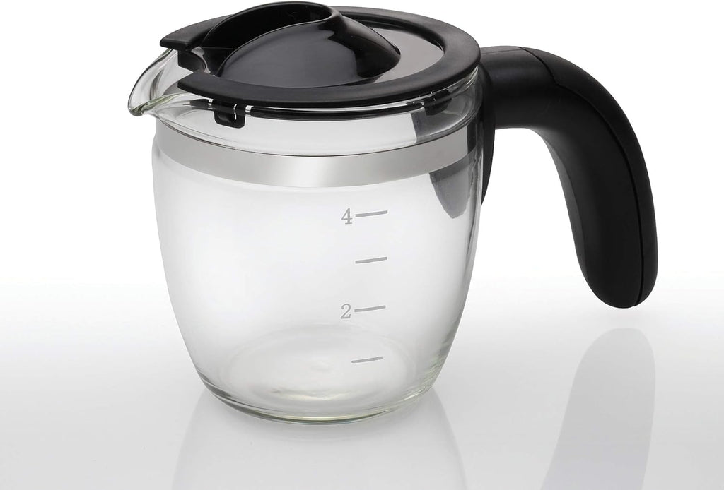 Stainless Steel/Black 4-Cup Espresso and Cappuccino Machine P2138