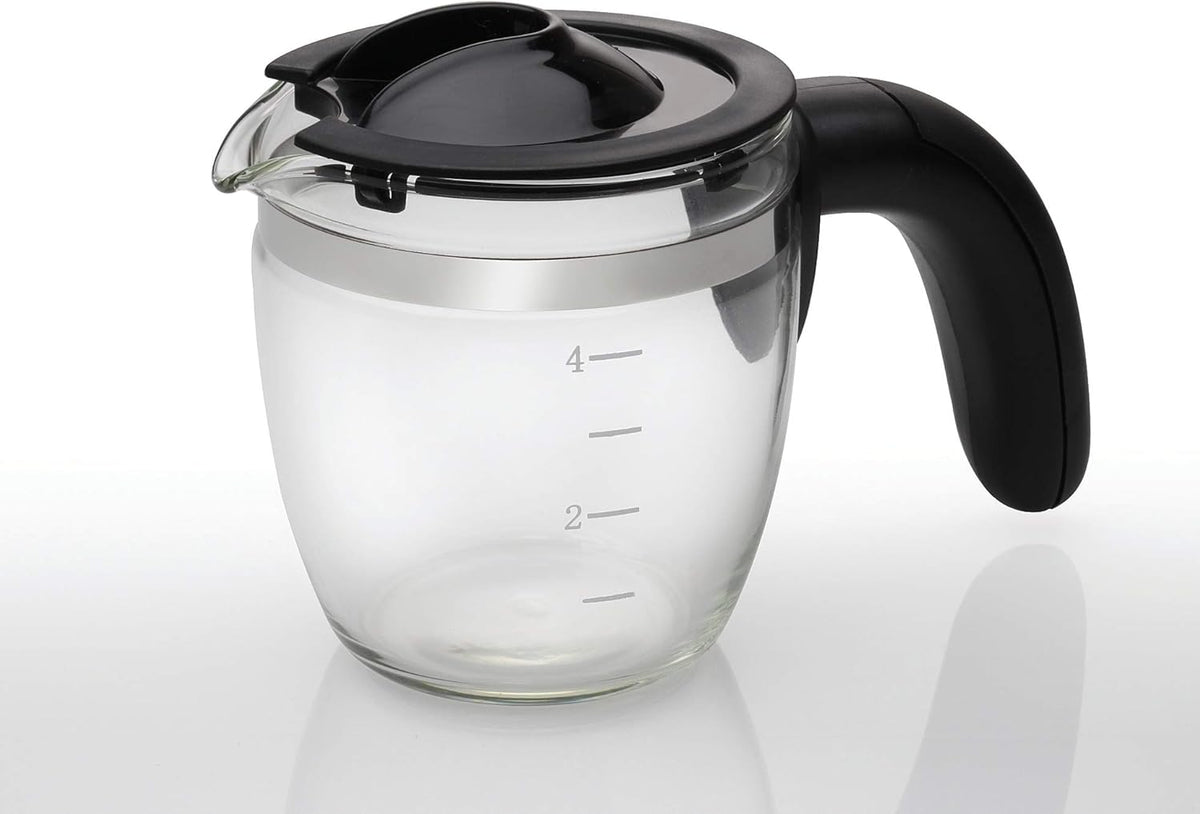 Stainless Steel/Black 4-Cup Espresso and Cappuccino Machine P2138