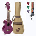 Natural Mahogany Soprano Ukulele Bundle with Padded Gig Bag R30452