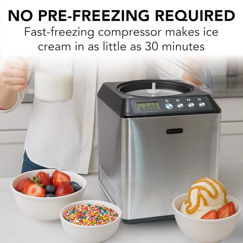 2.1 Qt. Stainless Steel Ice Cream Maker Y2512