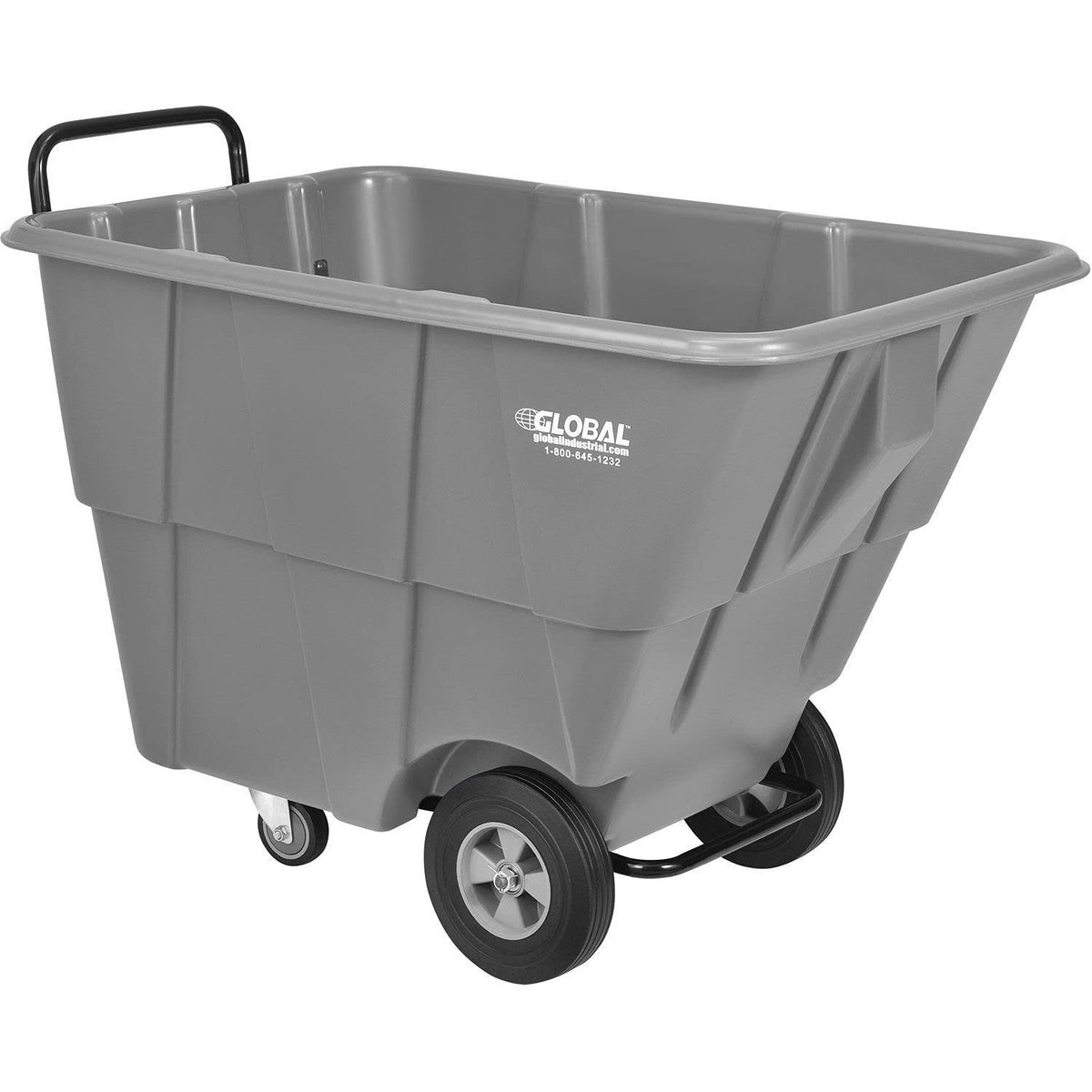 Gray Plastic Tilt Truck 1/2 Cubic Yard 750 lb. Capacity X2150