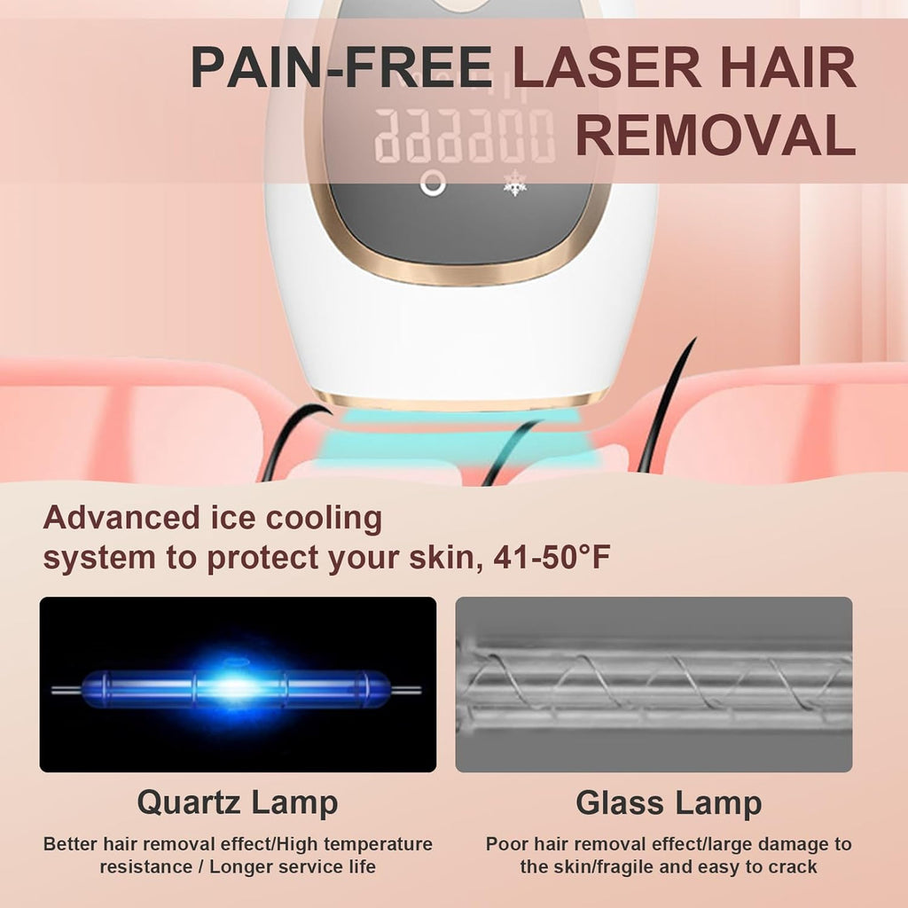 999900 Flashes IPL Hair Removal Device with Cooling System P687