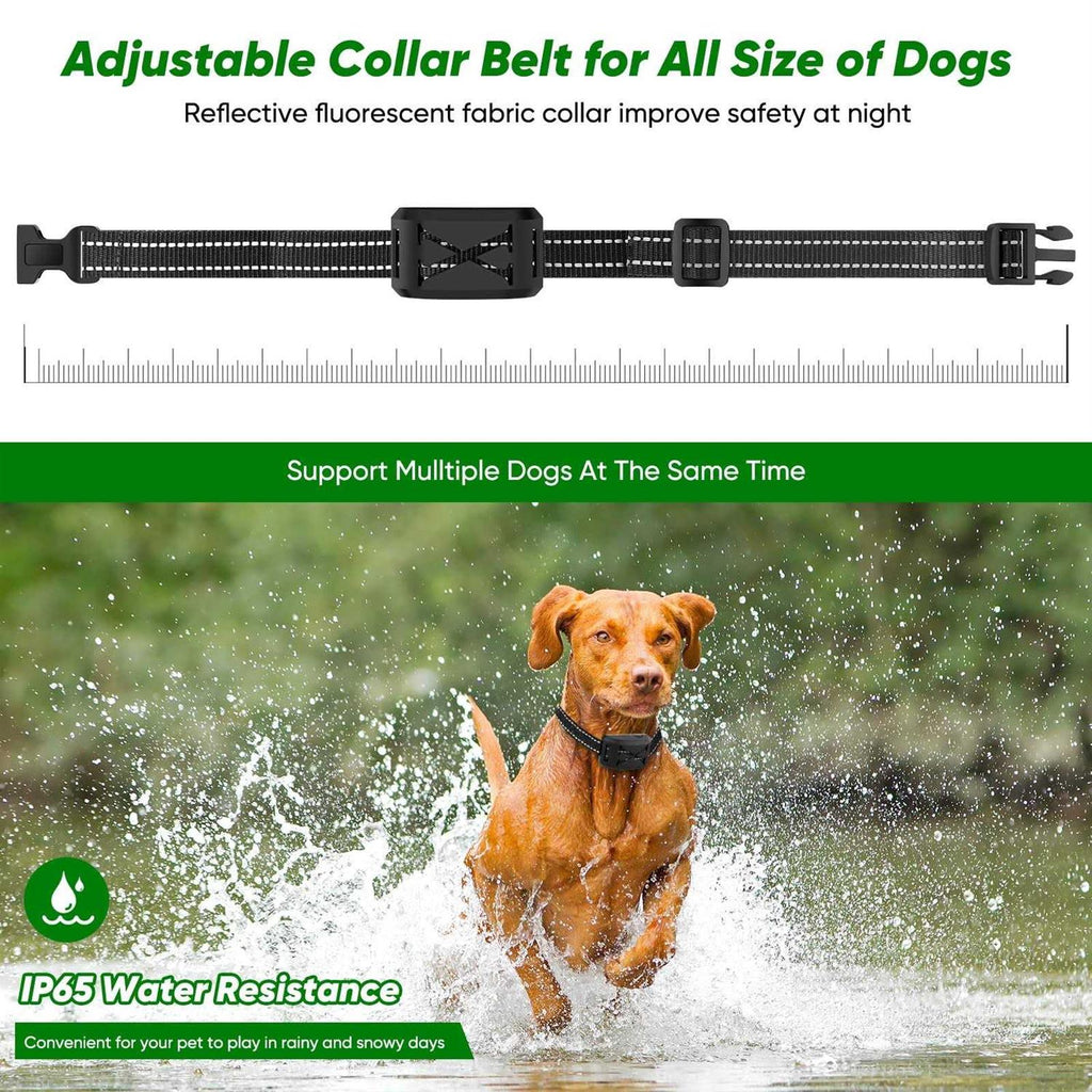 Wireless Dog Fence Electric Fence for 2 Dogs Training Collar Remote 2-in-1 Wireless Pet Containment System W492163