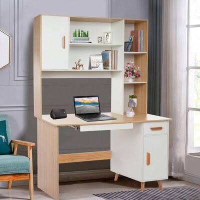 Desk Bookcase Combination Computer Desktop Desk N9854