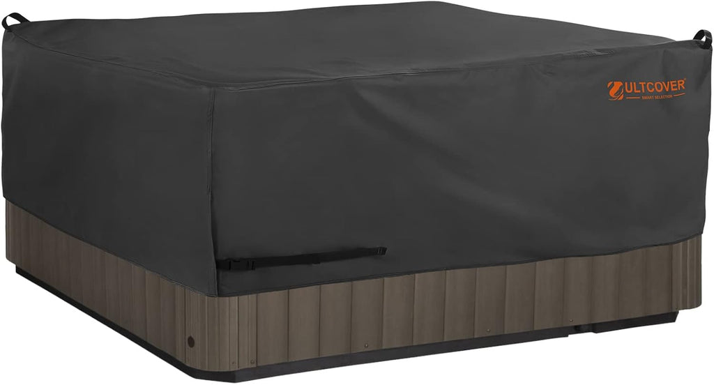 Black 76 inch Square Outdoor Hot Tub Cover A9235