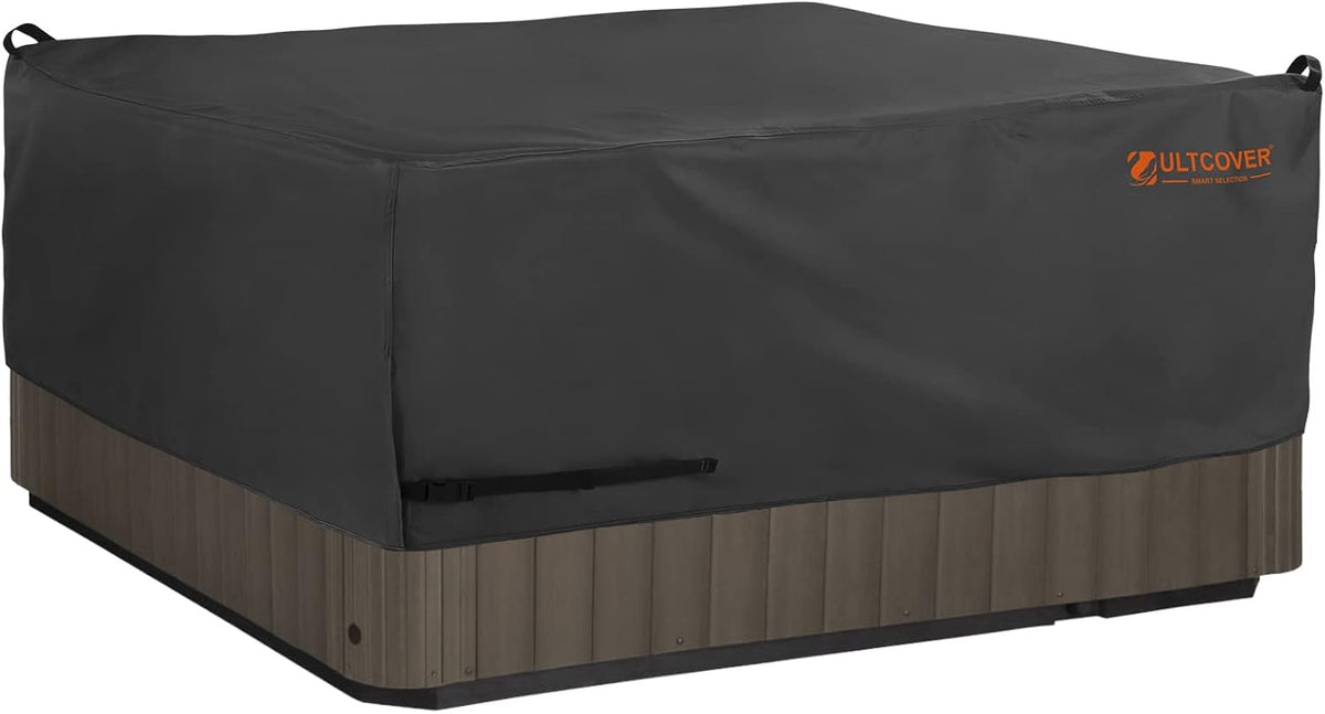 Black 76 inch Square Outdoor Hot Tub Cover A9235