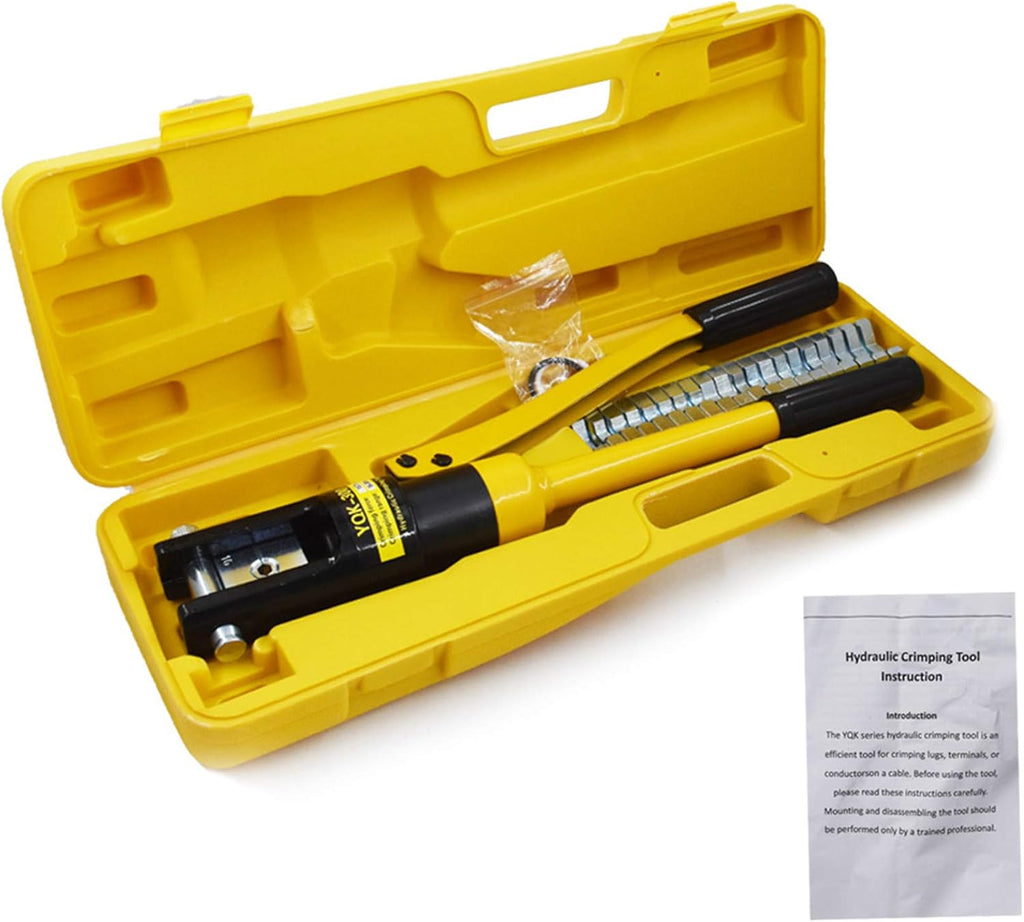 16 Ton Hydraulic Wire Crimper with 11 Dies A149049