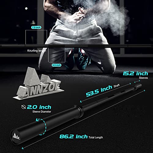 7-Foot Solid Iron Weighted Barbell F985