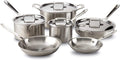 5-Ply Brushed Stainless Steel Cookware Set 14 Piece H3114
