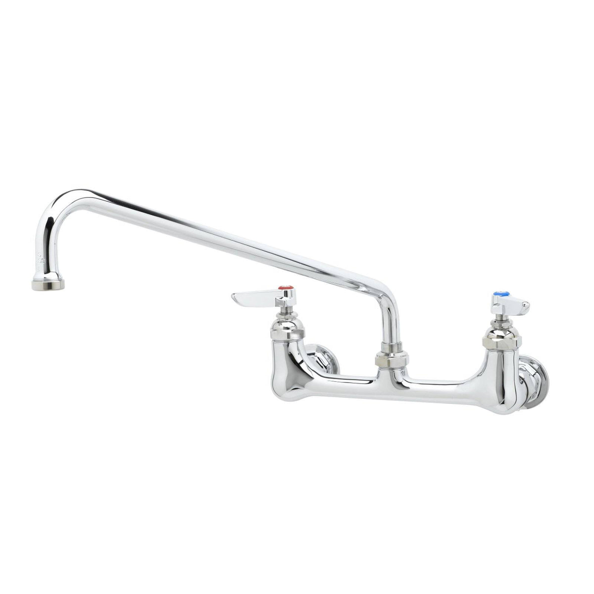 Brass Wall Mount Double Pantry Faucet, 14x22 Nozzle O593252