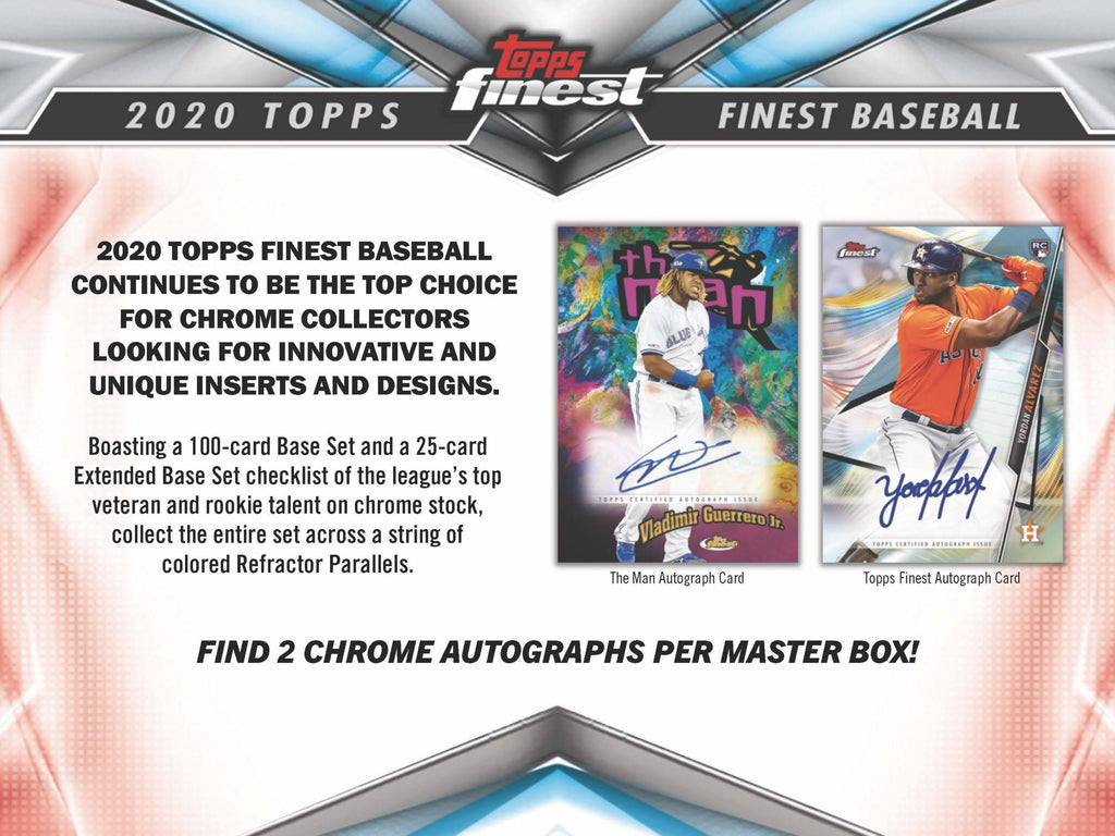 2020 Topps Finest Baseball Hobby Box L513