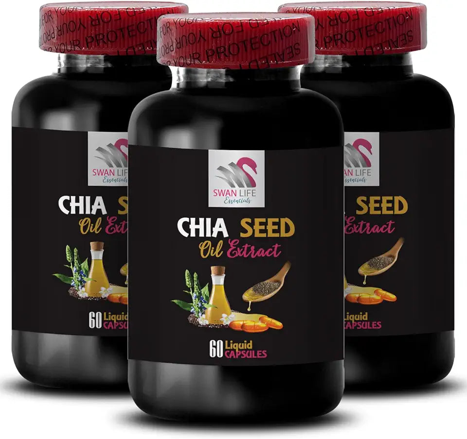 Chia Seed Oil Extract 180 Capsules U97485