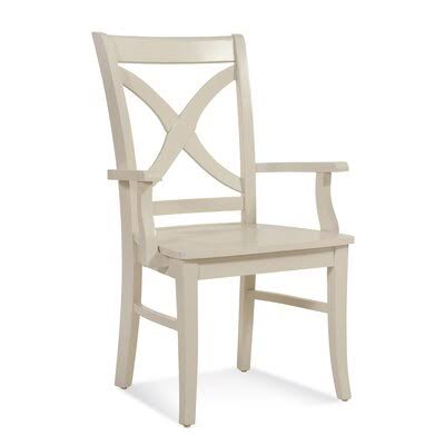 Solid Wood Cross Back Arm Chair Z241