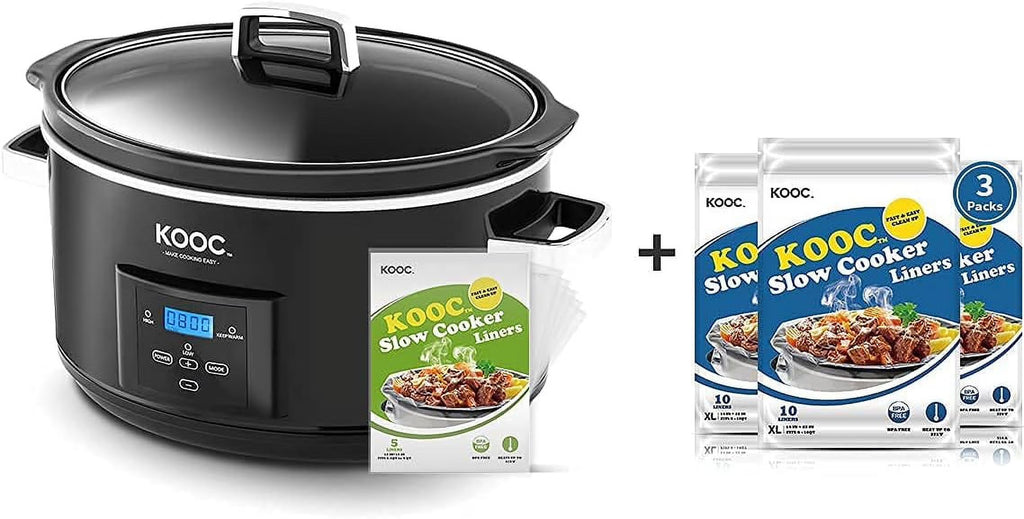 Programmable Slow Cooker 8.5-Quart with 30 Liners P762