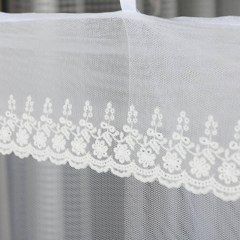4-Post Hanging Sheer Mosquito Bed Canopy I72280